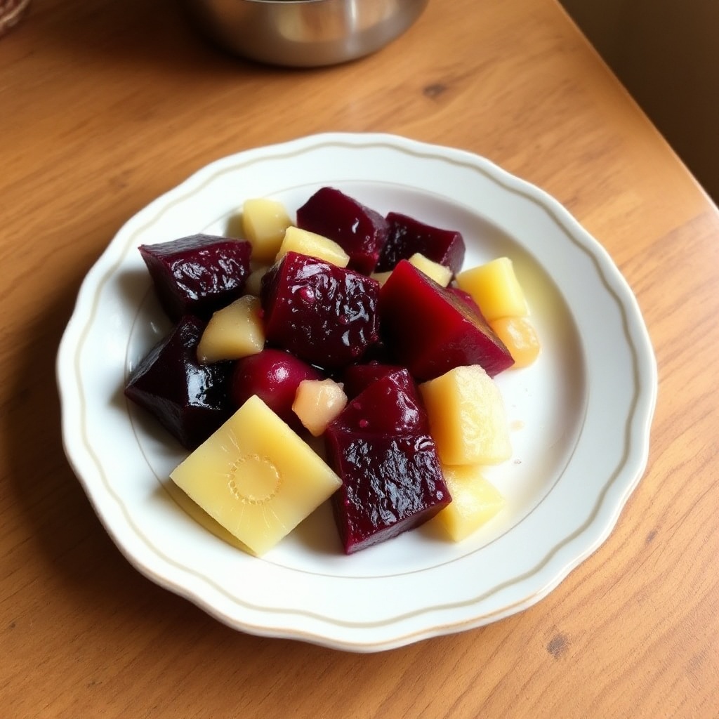 Ananas-Glasierte Rüben