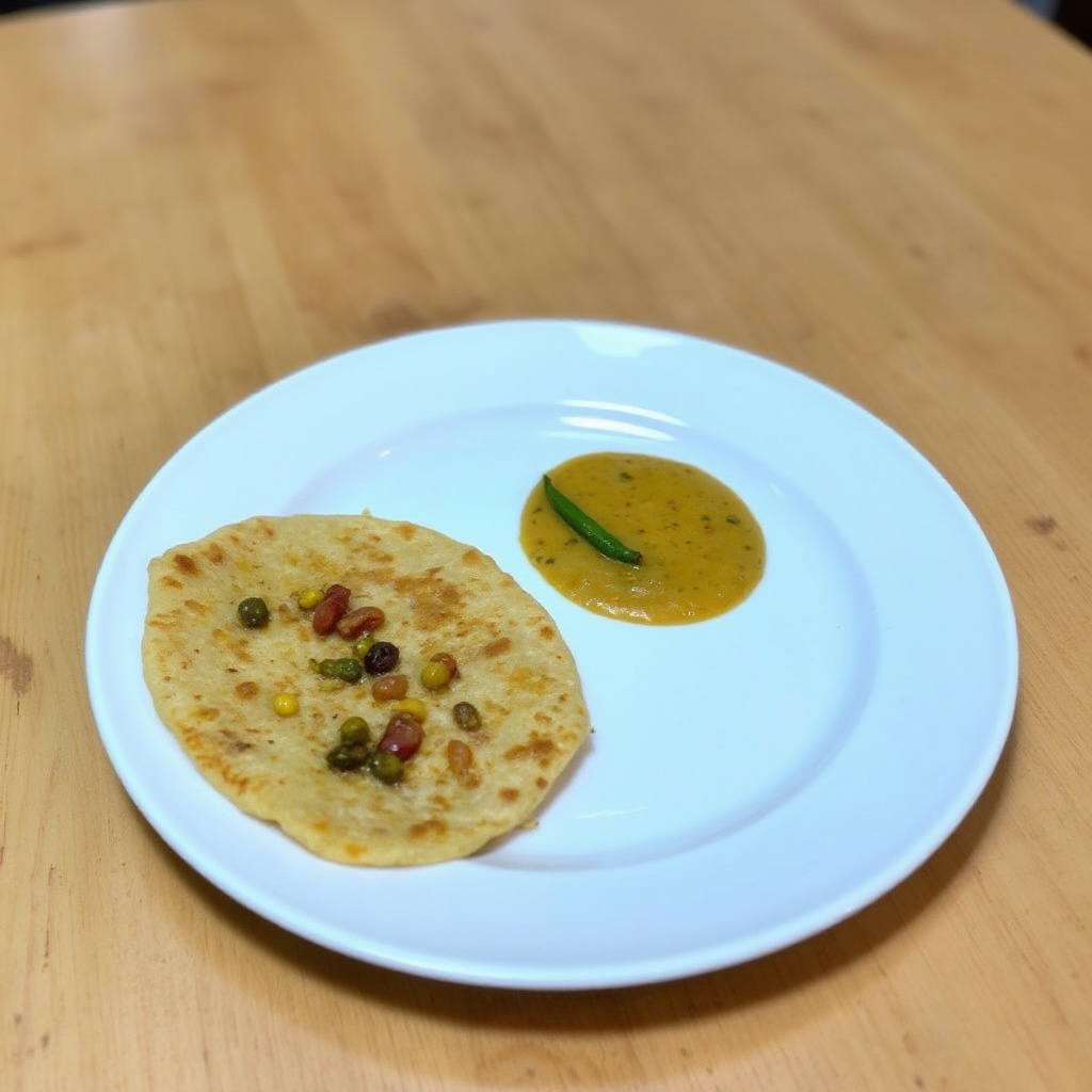 Gewürzte Linsen-Dosas mit würziger Kokos-Chutney