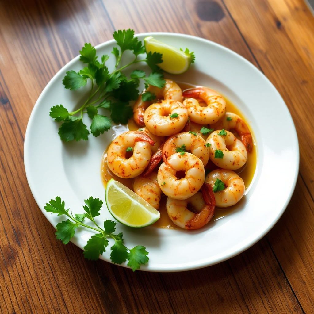 Gamberi Cajun con Salsa di Lime Piccante