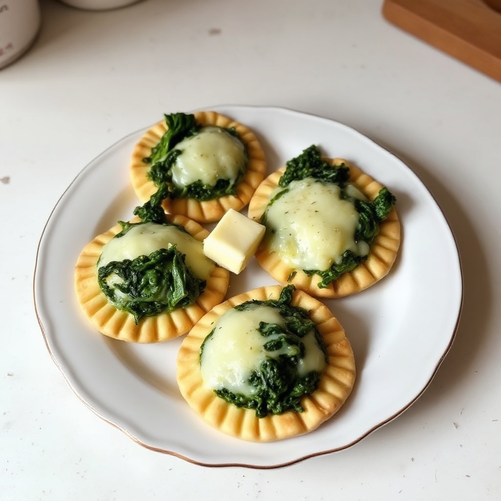 Käse-Spinat-Handpasteten