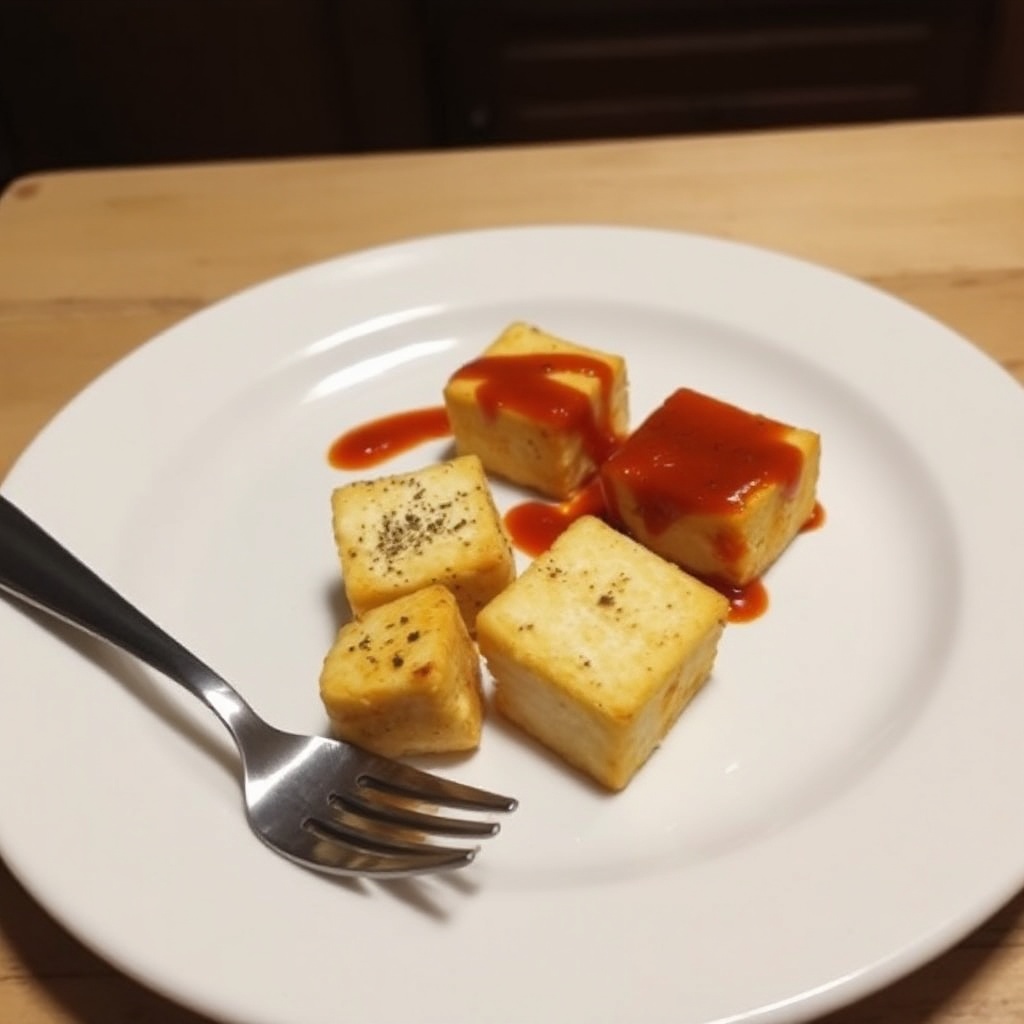 Bocconcini di Tofu Croccanti e Piccanti