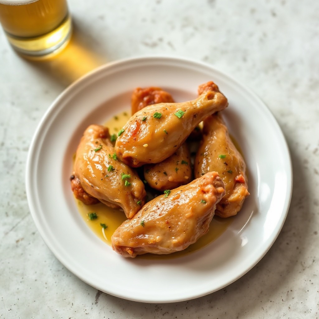 Ali di Pollo Aromatizzate con Erbe