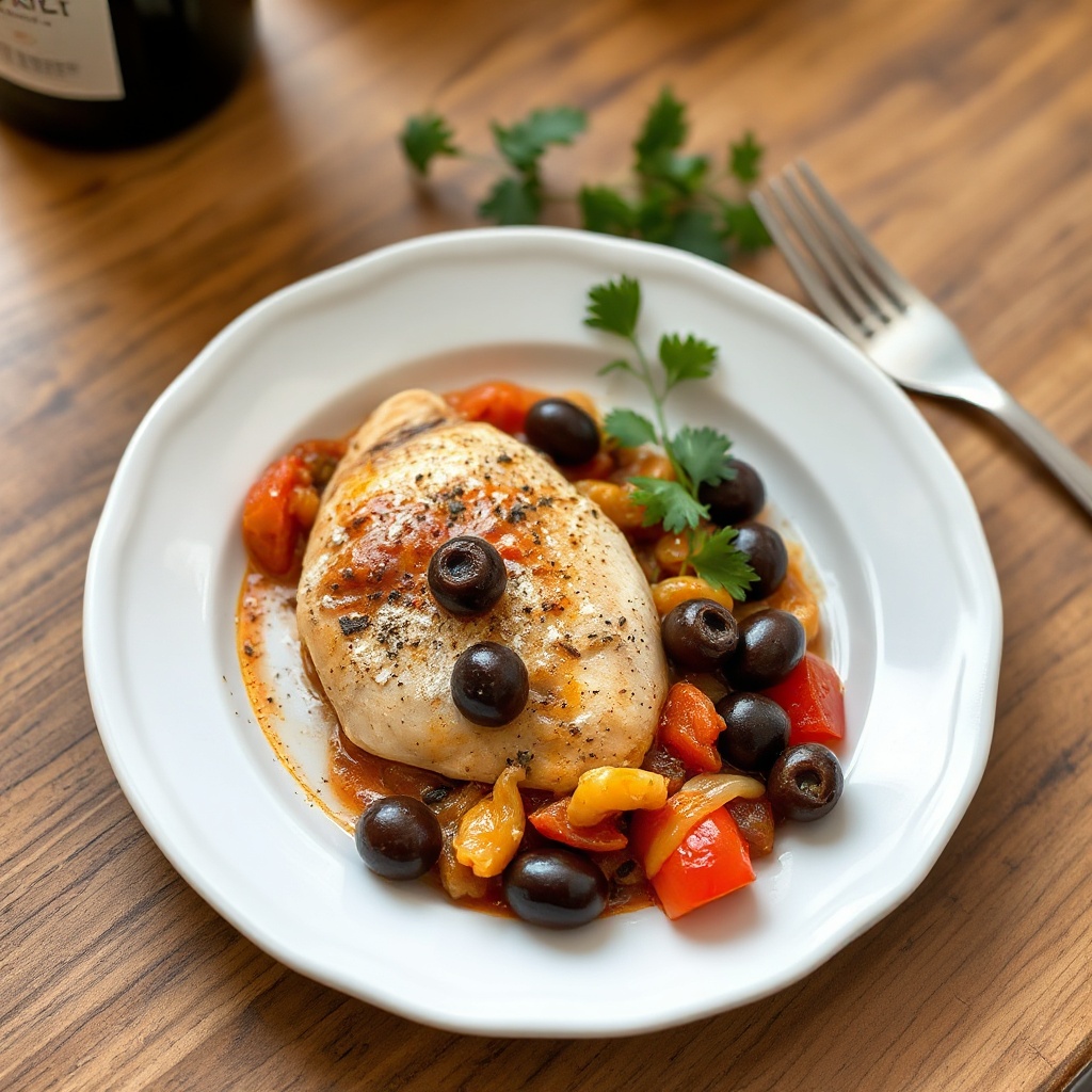 Mediterraner Hähnchenauflauf
