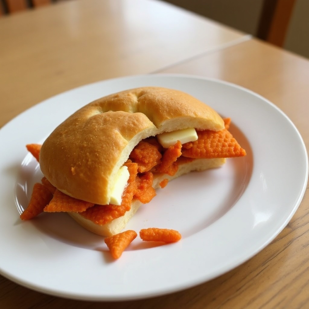 Crunchy Dorito Delight Sandwich