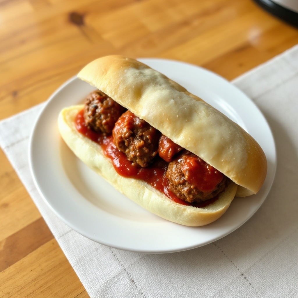 Panini di Polpette Salate in Crock Pot