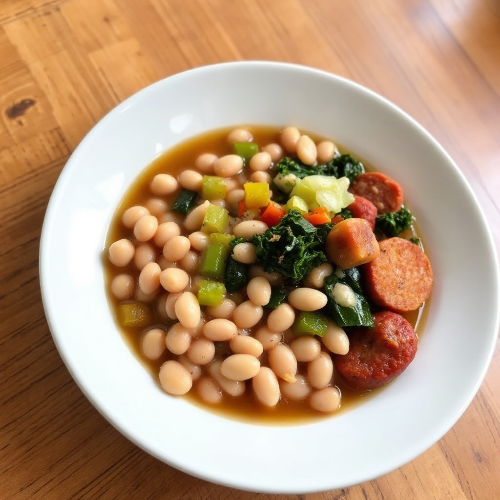 Slow Cooker Hearty White Bean Stew