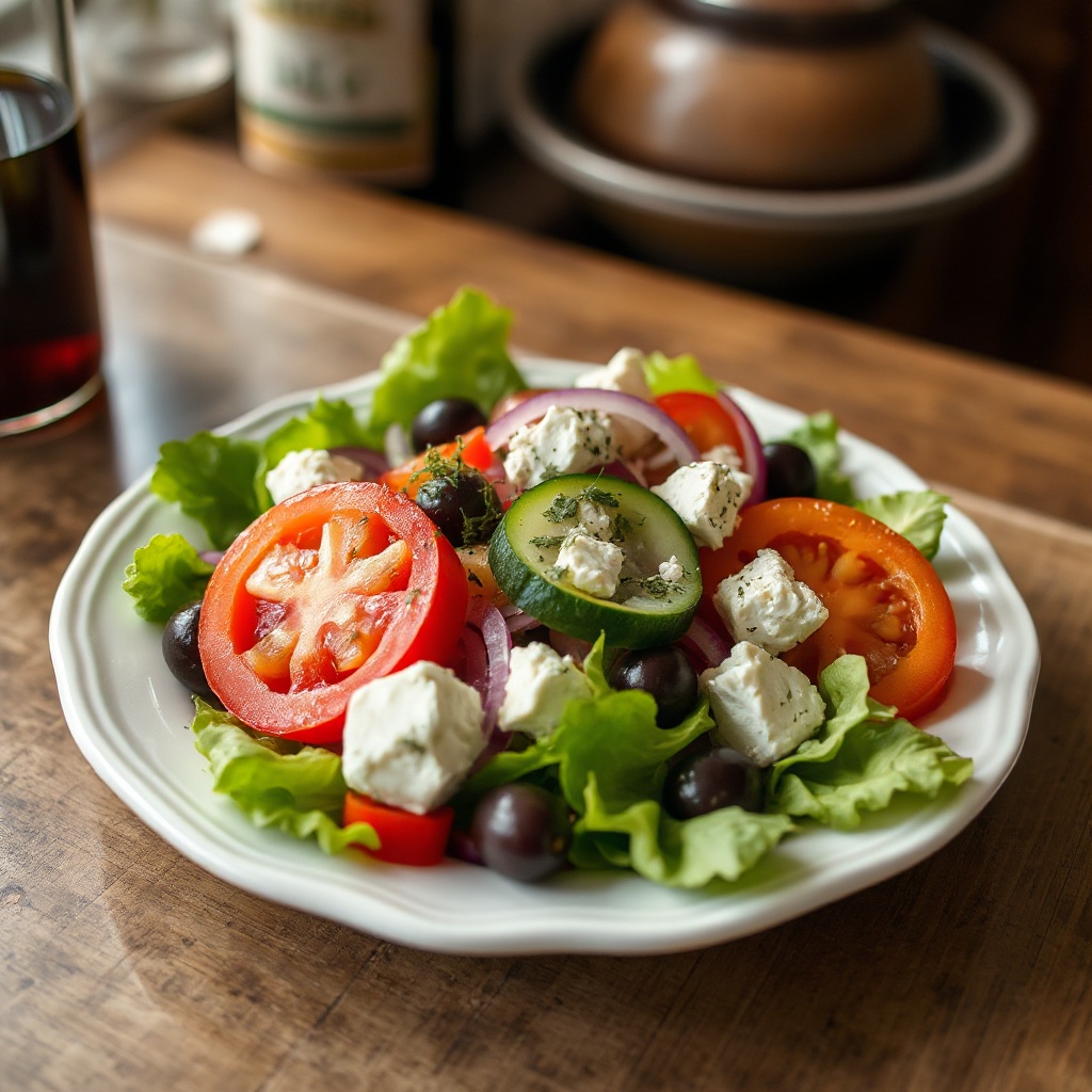 Mediterranean Inspired Fresh Salad