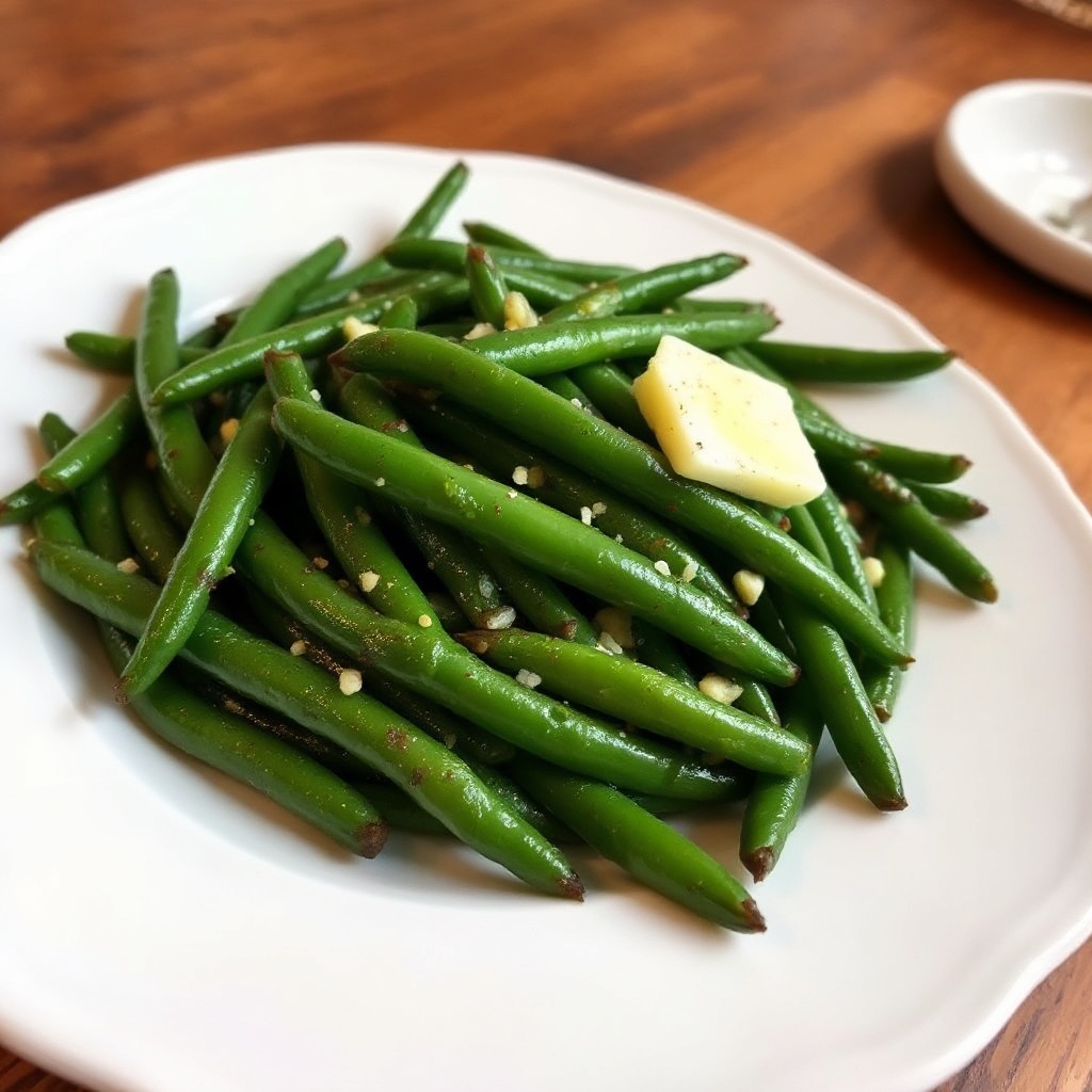 Garlic Butter Sautéed Green Beans