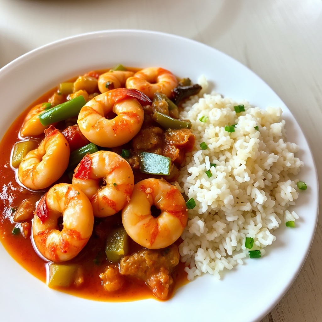 Delizia di Gamberi Creole Piccanti
