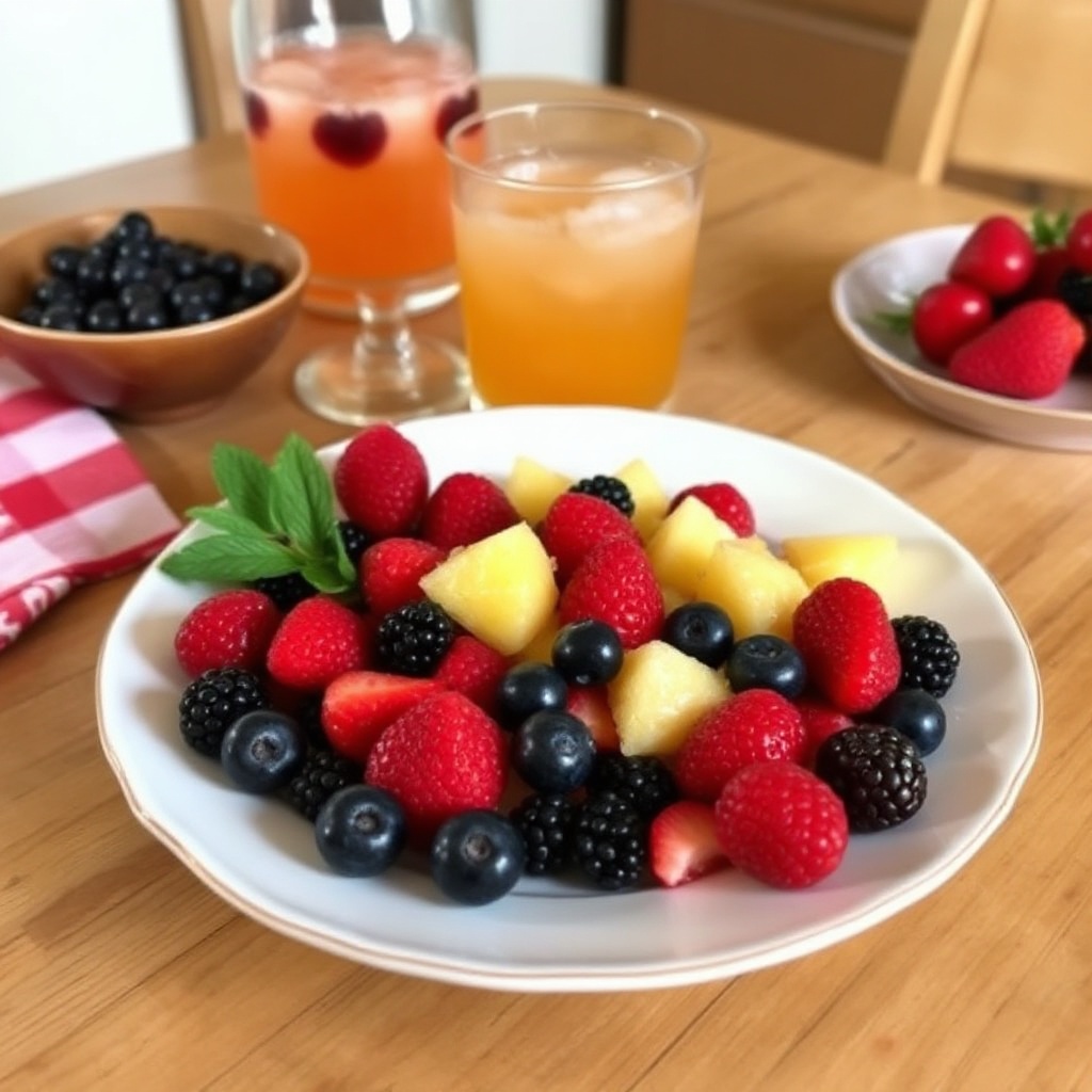 Frizzante Rinfrescante di Bacche e Ananas