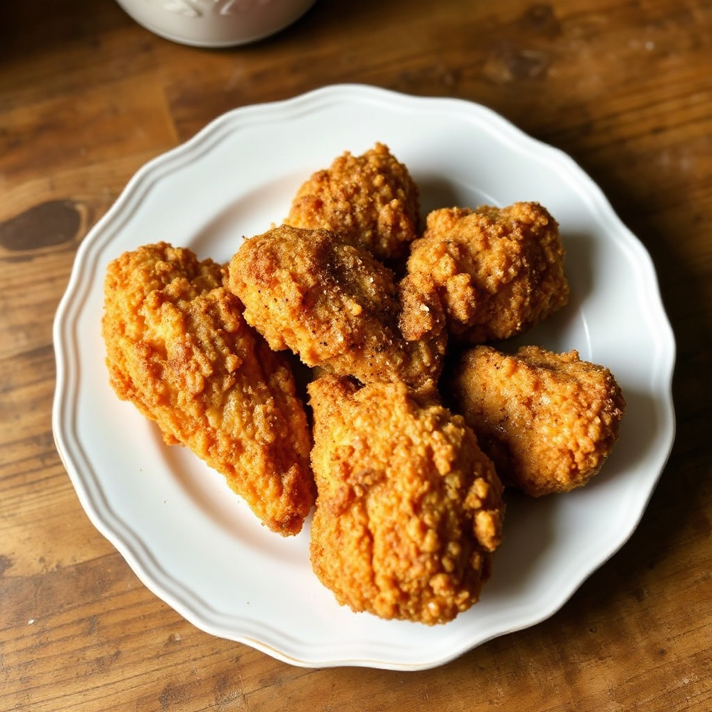 Knuspriges Buttermilch-Hühnchen im Southern-Stil