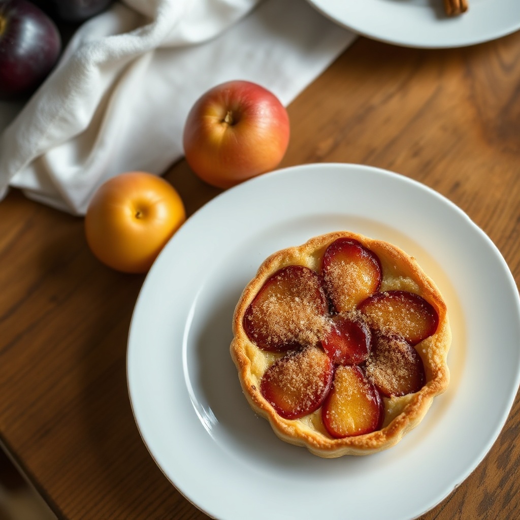 German-Style Plum Tart with Cinnamon Sugar