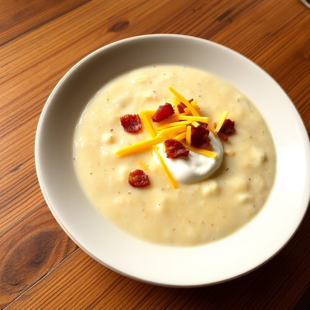 Cremige Loaded Kartoffelsuppe