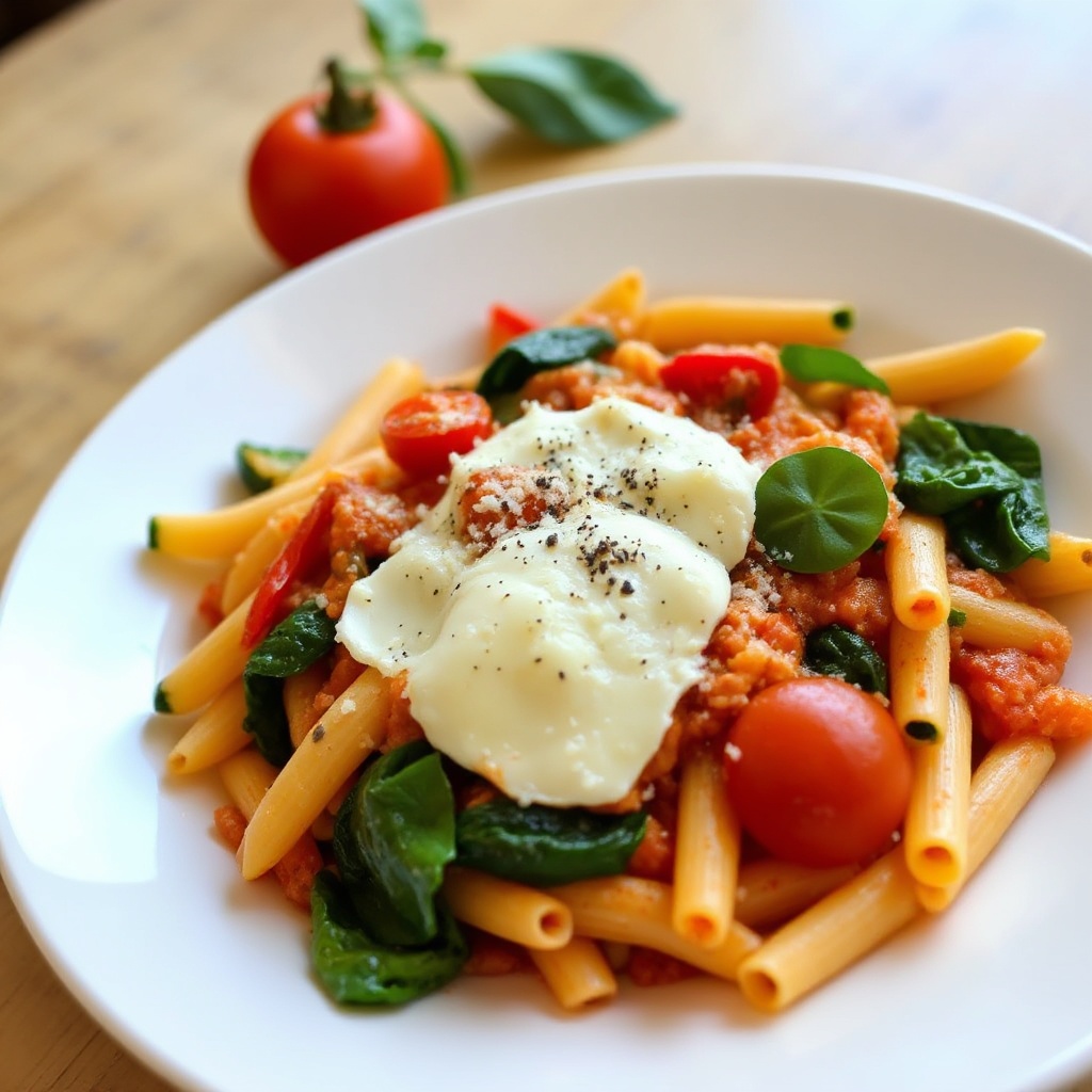 Mediterranean Vegetable Pasta Bake