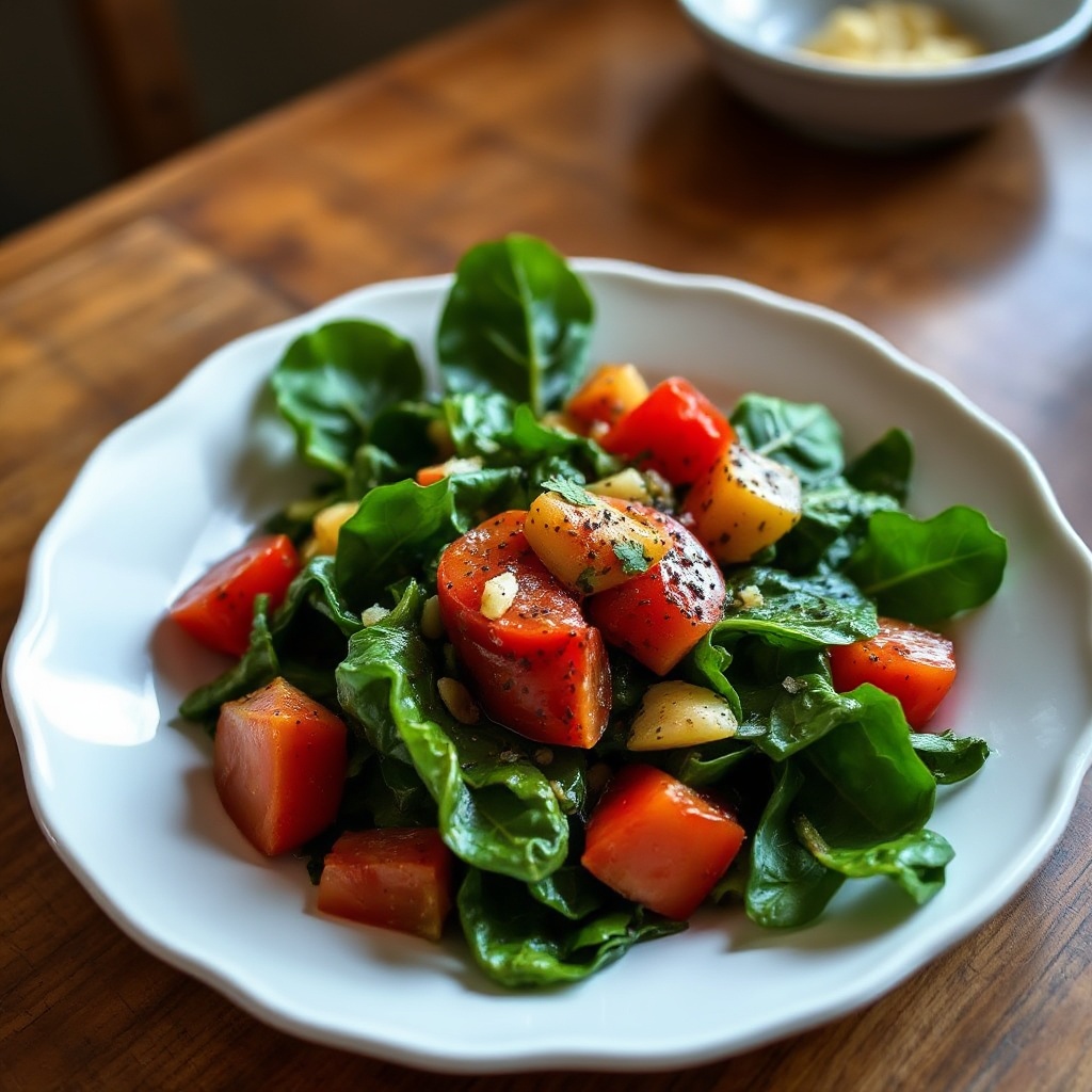Garlic Balsamic Swiss Chard Delight