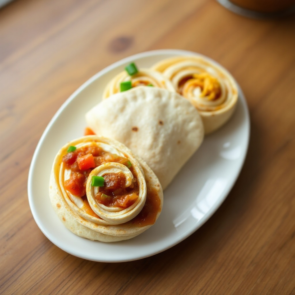 Würzige Salsa Pinwheels