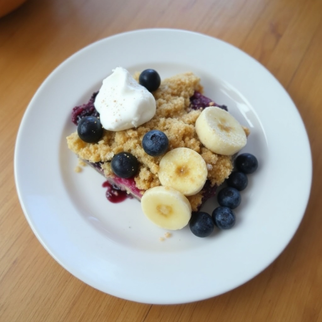 Blueberry Banana Crumb Delight