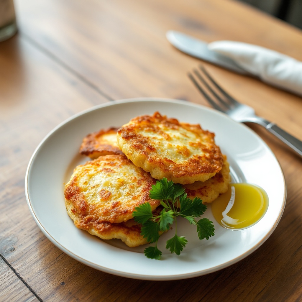 Knusprige Goldene Kartoffelpuffer