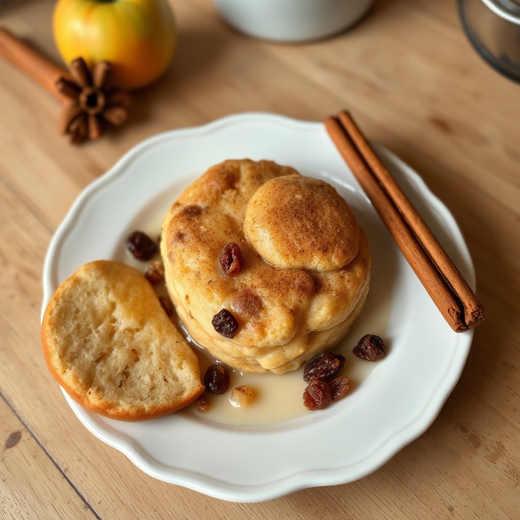 Cinnamon Raisin Biscuit Pudding