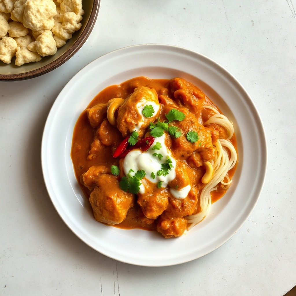 Cremige Hähnchen Tikka Masala
