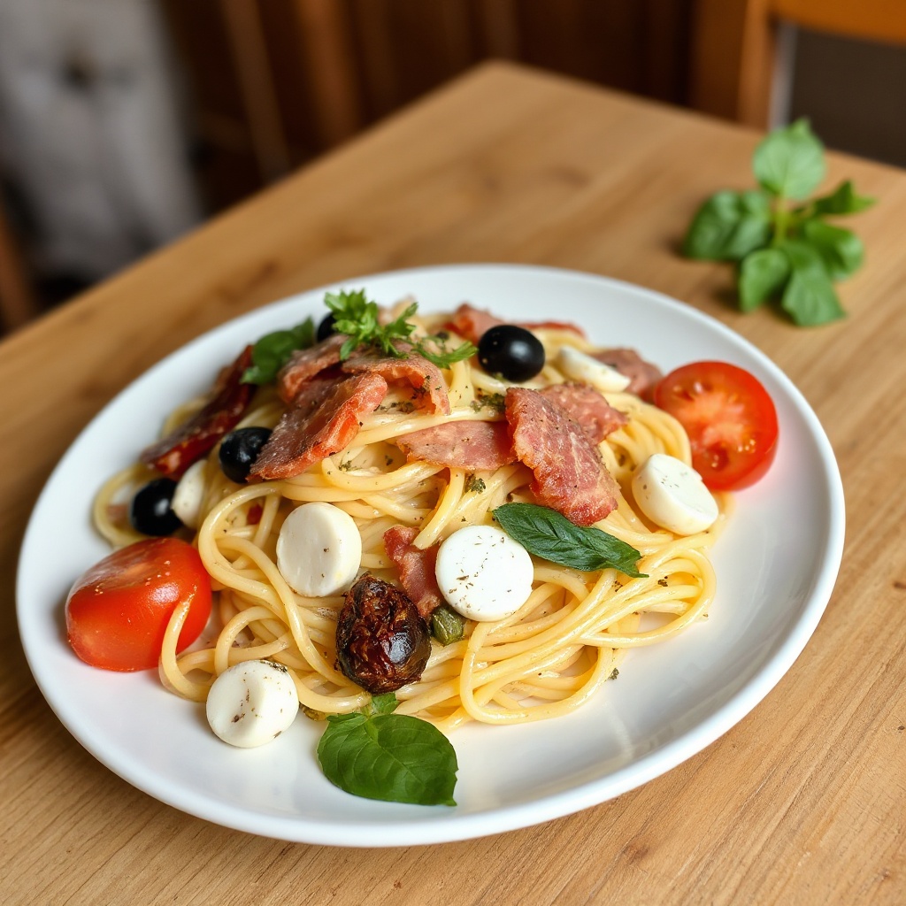 Mediterrane Pasta Freude