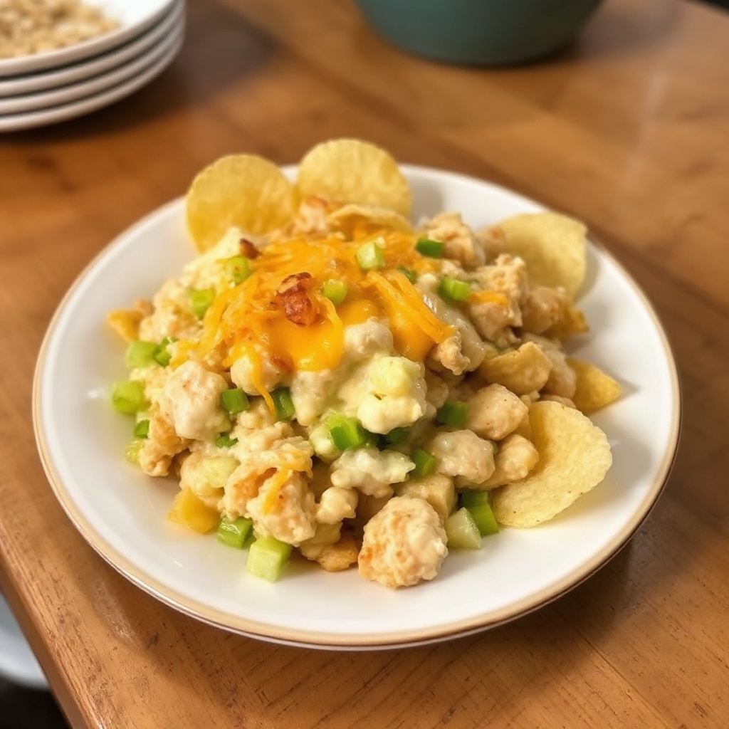 Casseruola di Pollo e Sedano con Formaggio