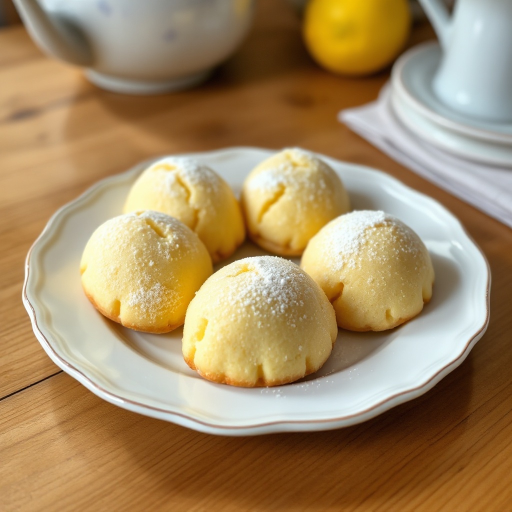 Lemon Vanilla Madeleines