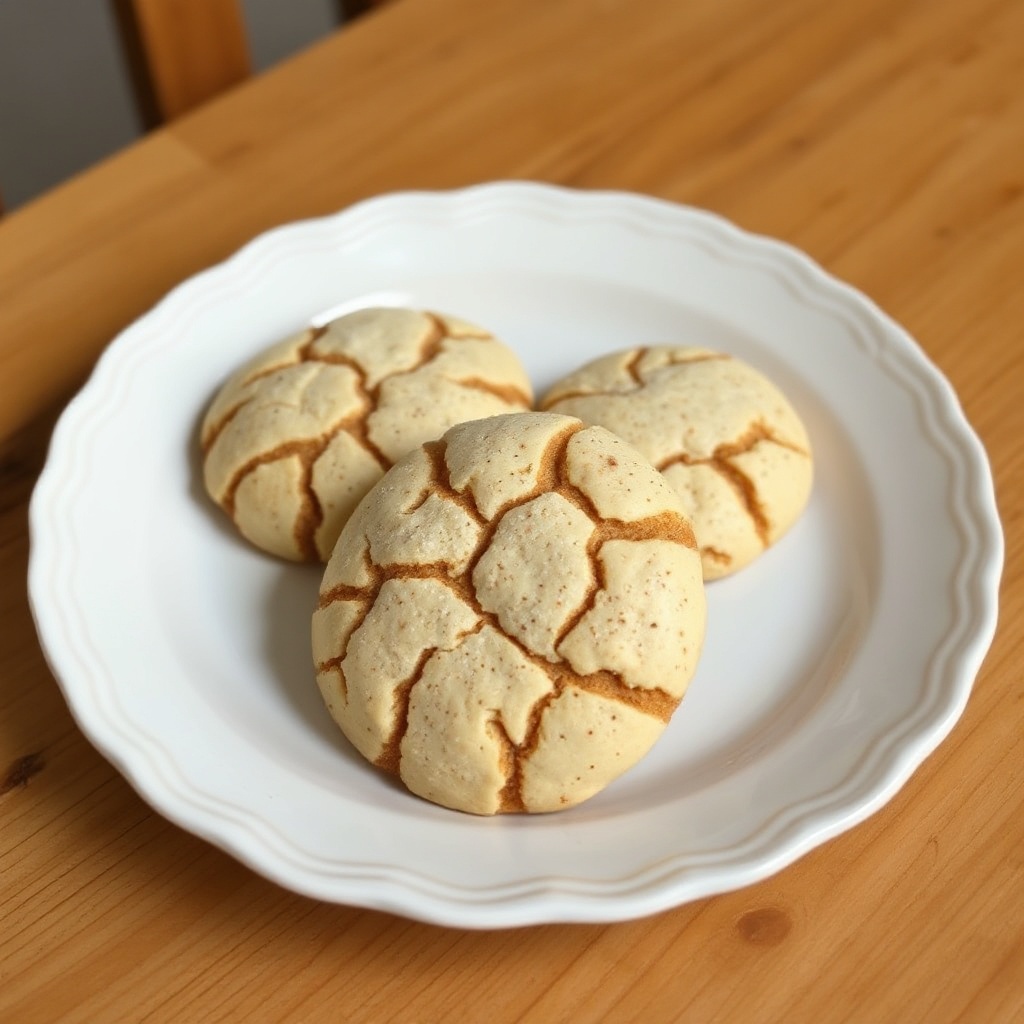 Cinnamon Sugar Crinkle Cookies