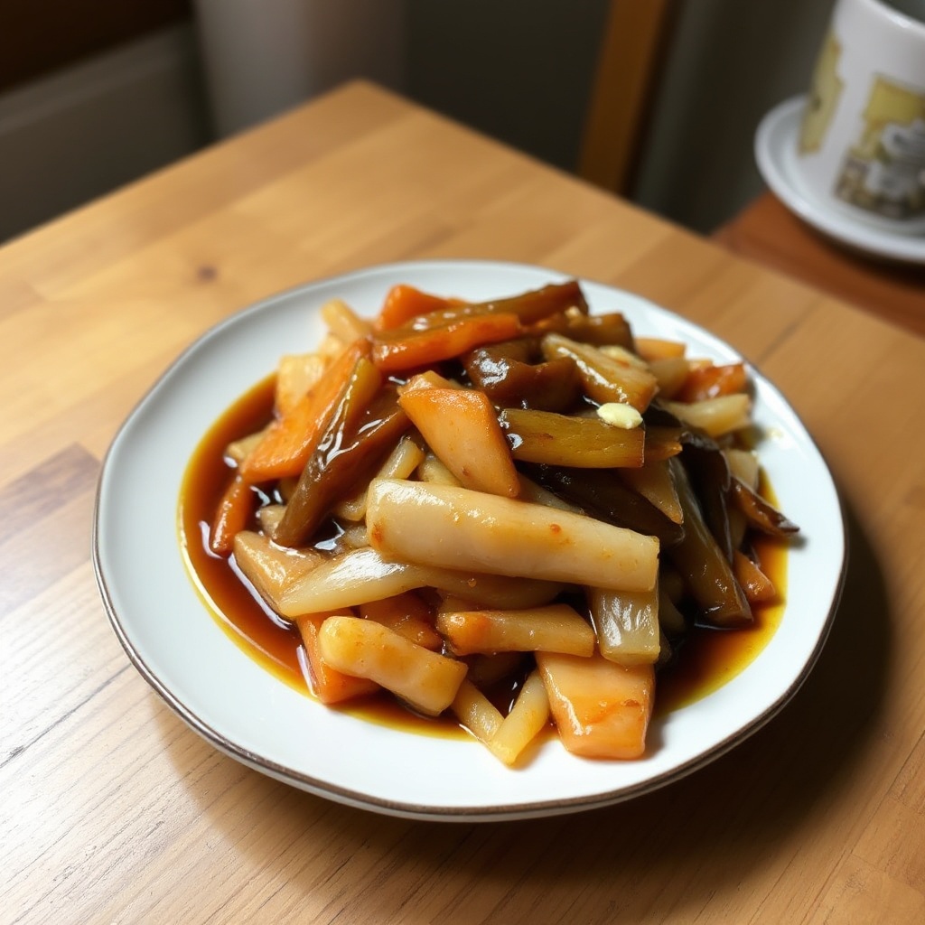 Herzhafter Wok-Glasur