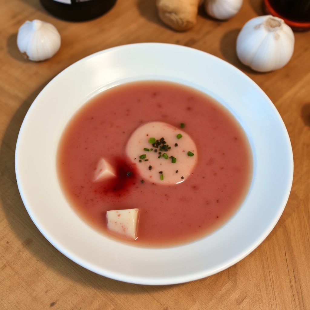 Rotwein Knoblauch Fondue