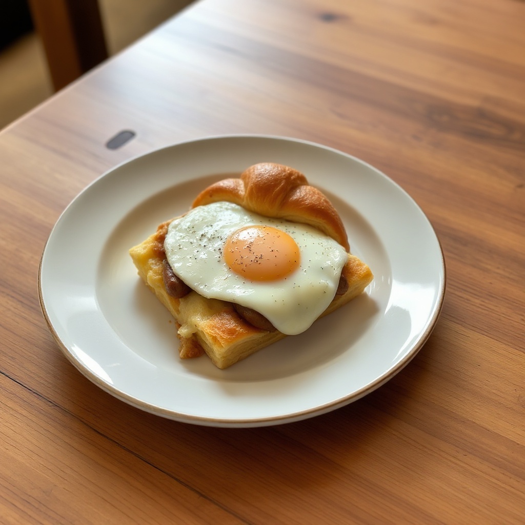 Savory Croissant Breakfast Bake