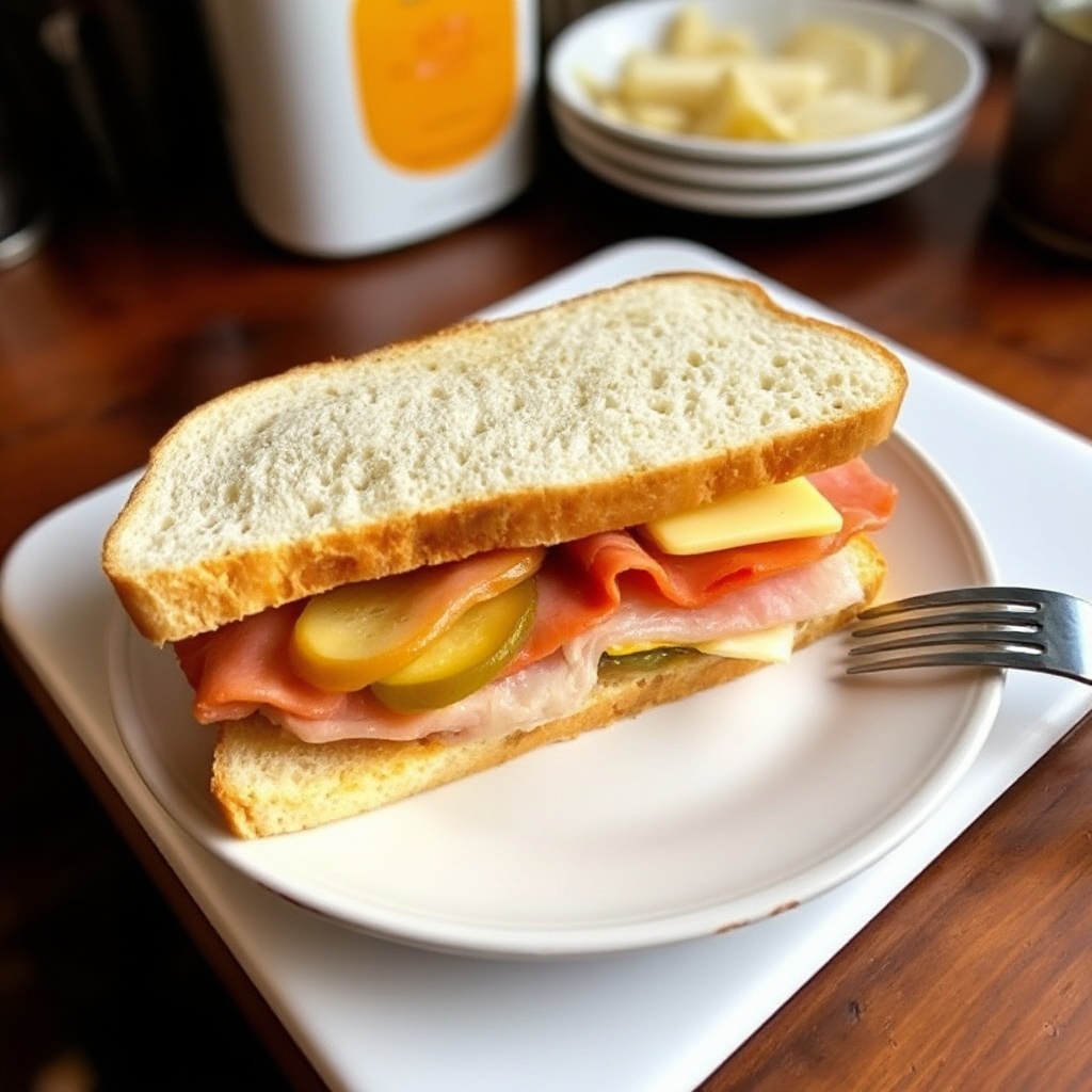 Klassisches kubanisches Sandwich mit einem Twist