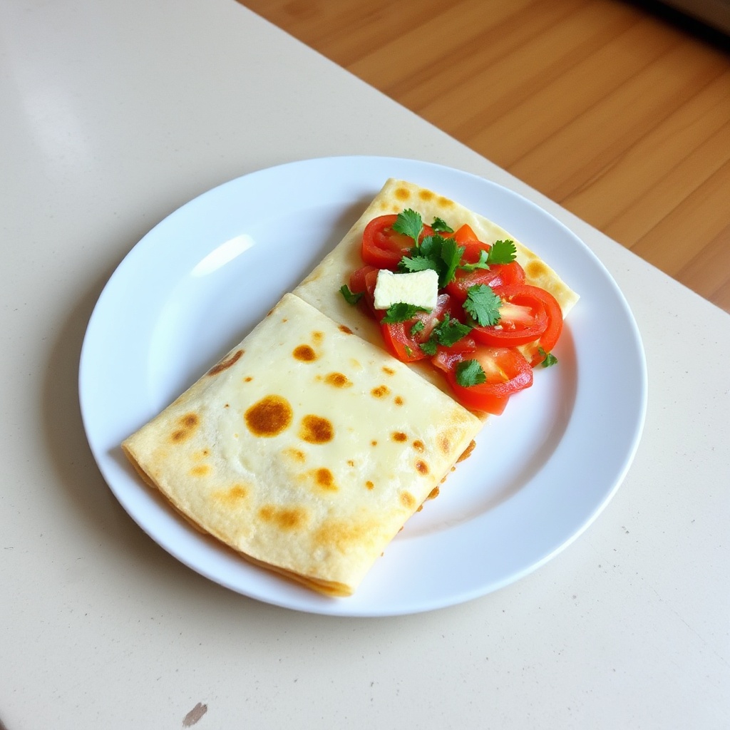 Deliziosa Quesadilla al Formaggio e Pomodoro