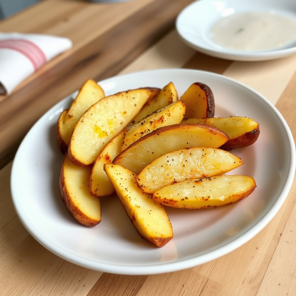 Crispy Baked Potato Wedges