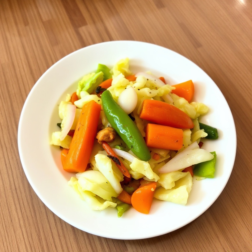 Caribbean Style Steamed Vegetables