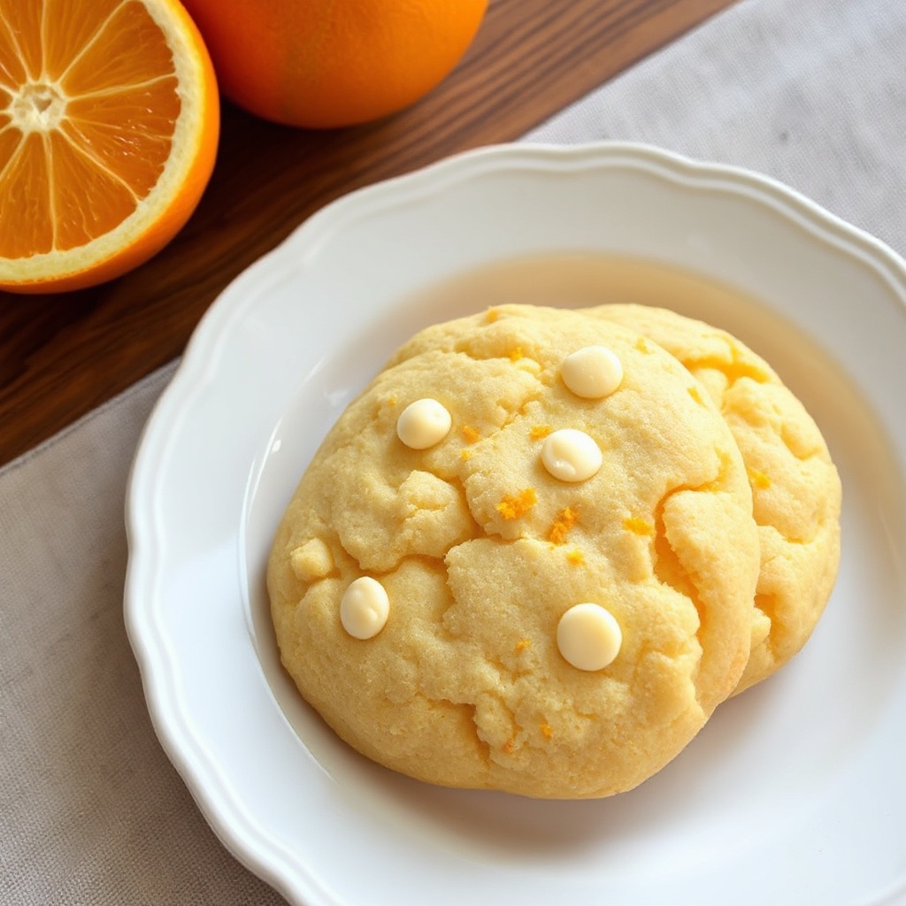 Zesty Orange Cream Cookies