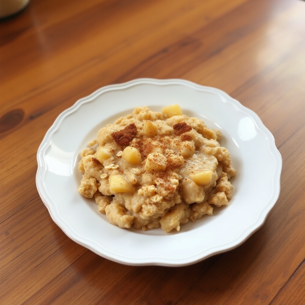 Zimt-Apfel-Haferflocken-Delight