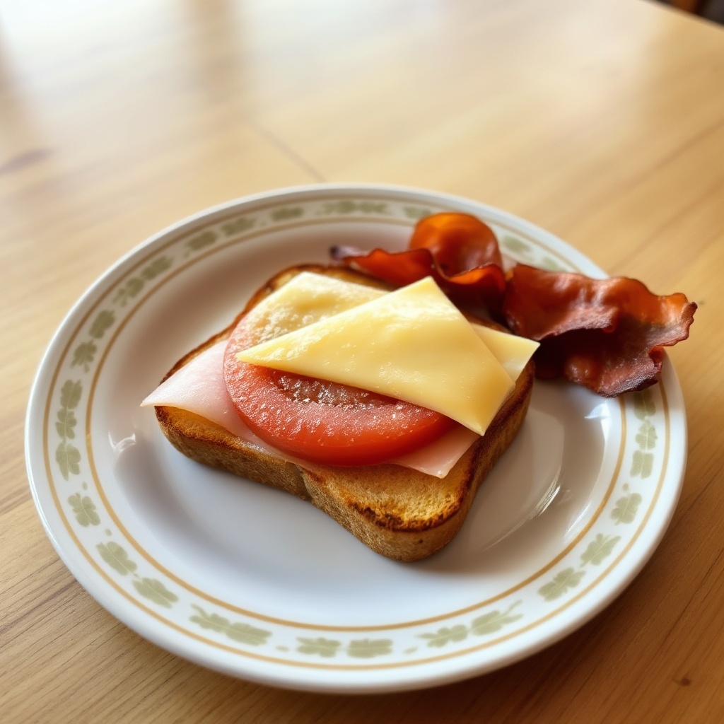 Delizia di Prosciutto e Formaggio Tostato