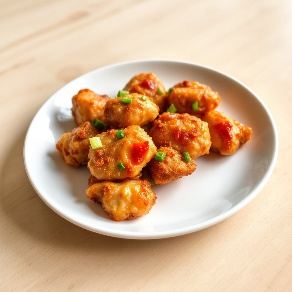 Crispy Sweet and Spicy Chicken Bites