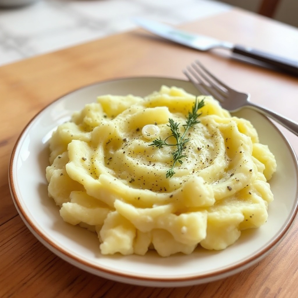 Purè di Patate all'Aglio e Erbe Aromatiche