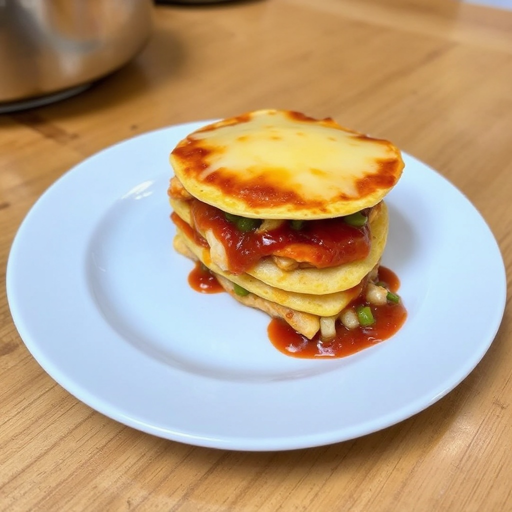Torri di Enchilada di Pollo al Formaggio