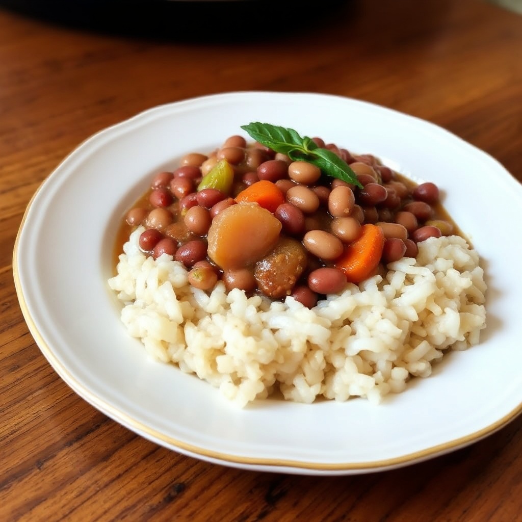 Fagioli Savory in Slow Cooker