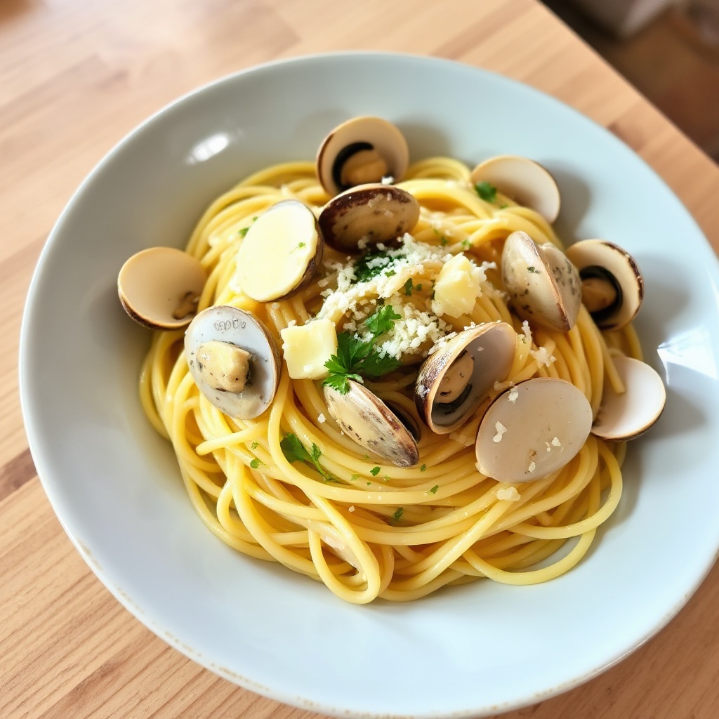 Garlic Butter Clam Pasta