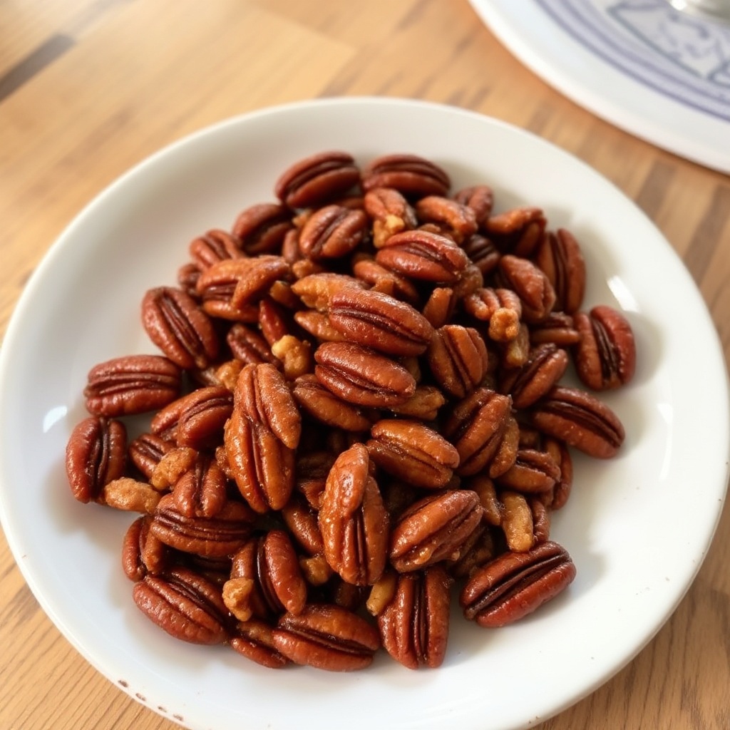 Spiced Honey-Glazed Pecans