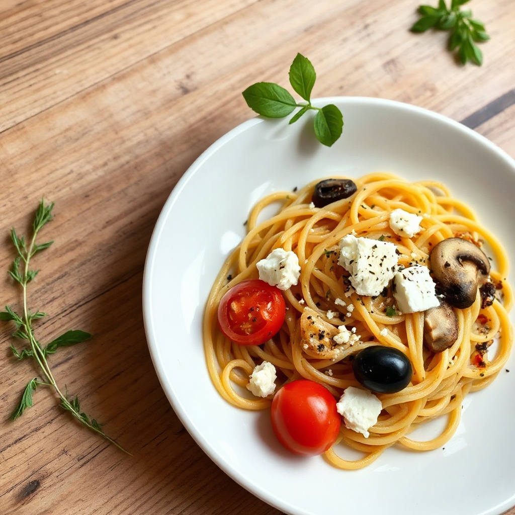 Mediterranean Linguine Delight