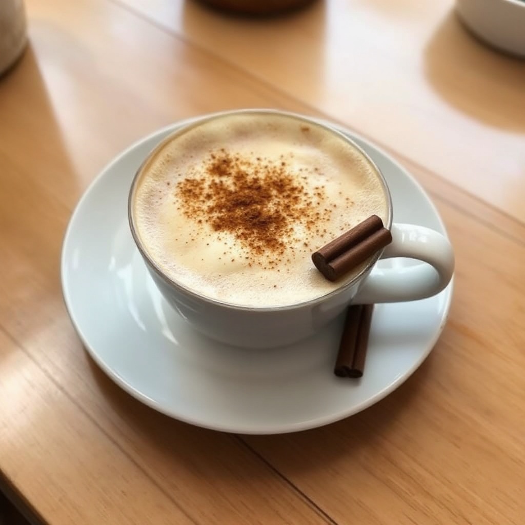 Homemade Frothy Cappuccino