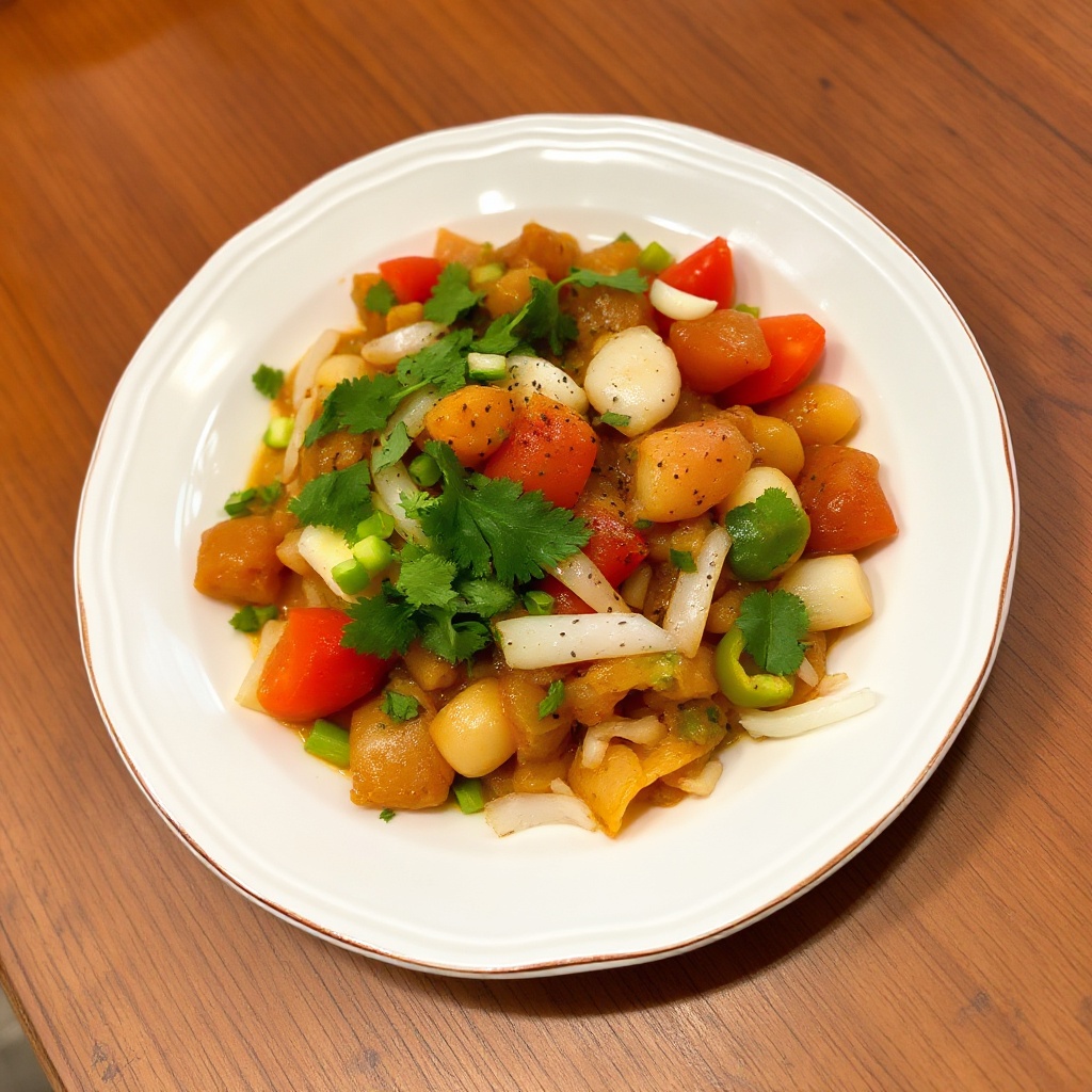 Verbessertes Sofrito mit Knoblauch und Paprika
