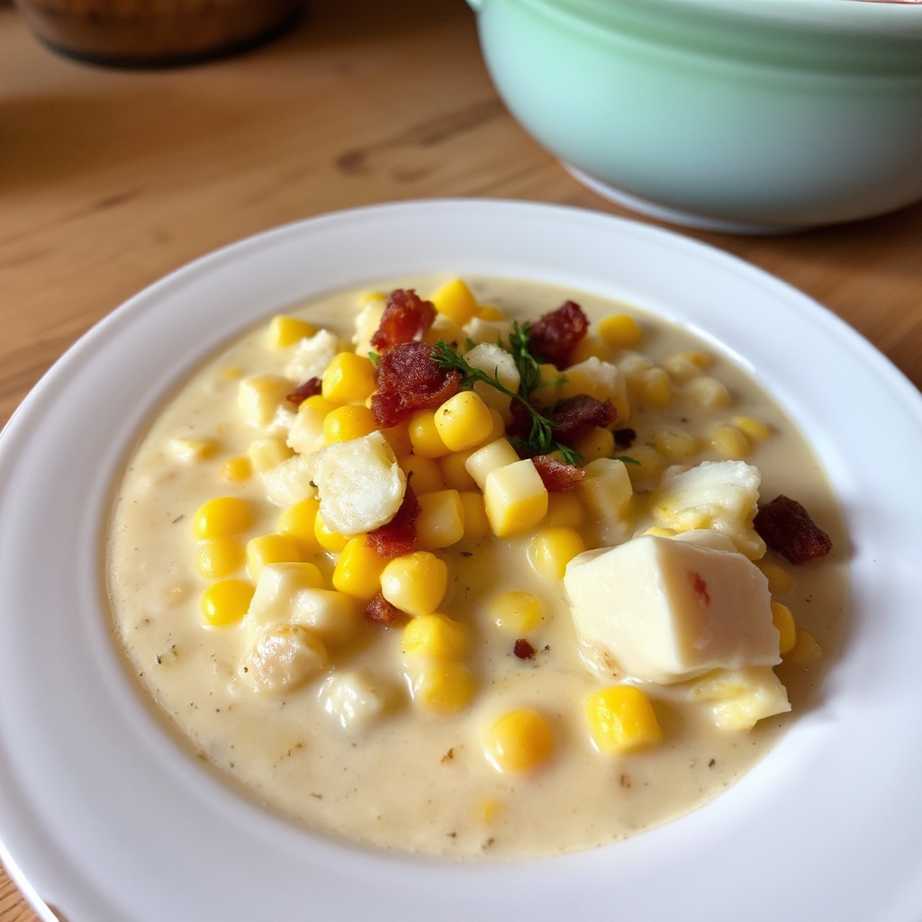 Creamy Corn and Cheese Chowder