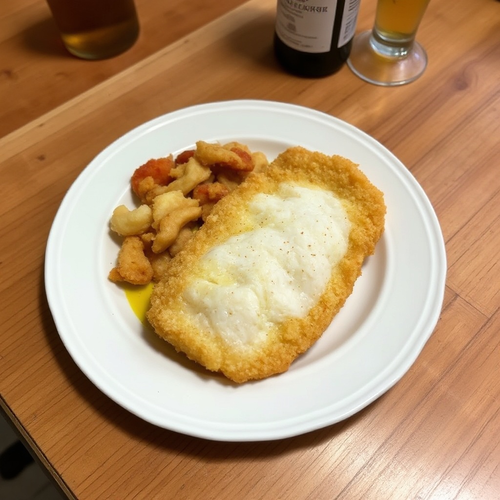 Knuspriger Bierteig-Kabeljau