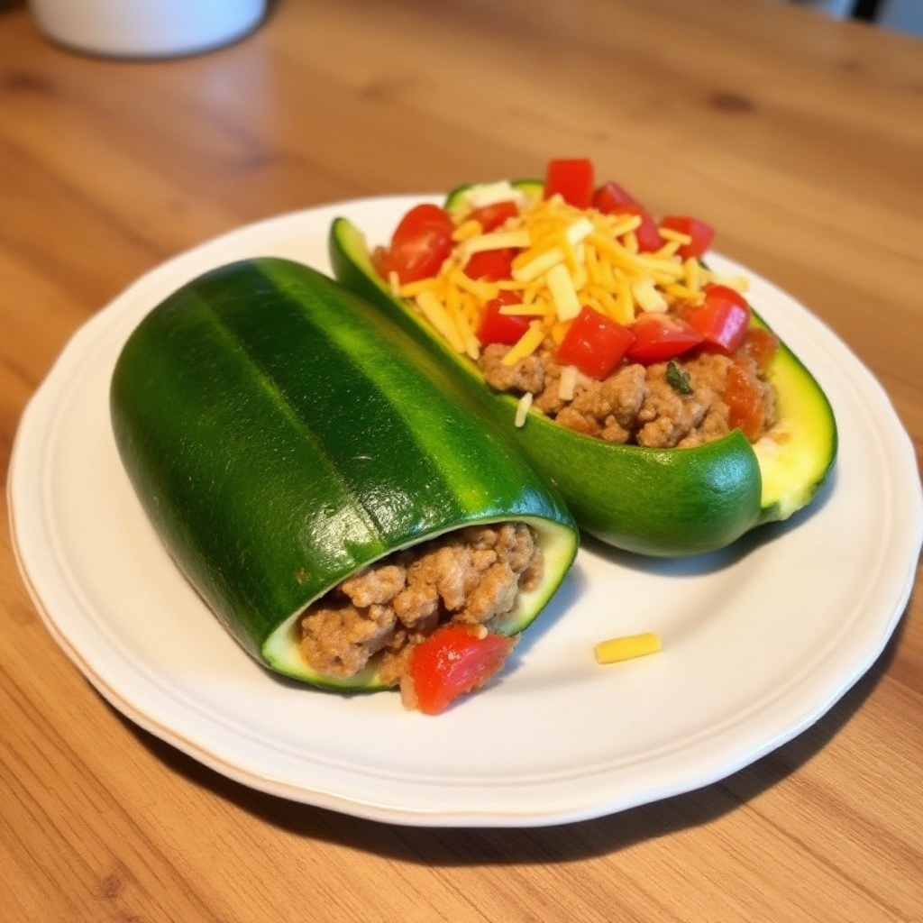 Savory Stuffed Veggie Boats